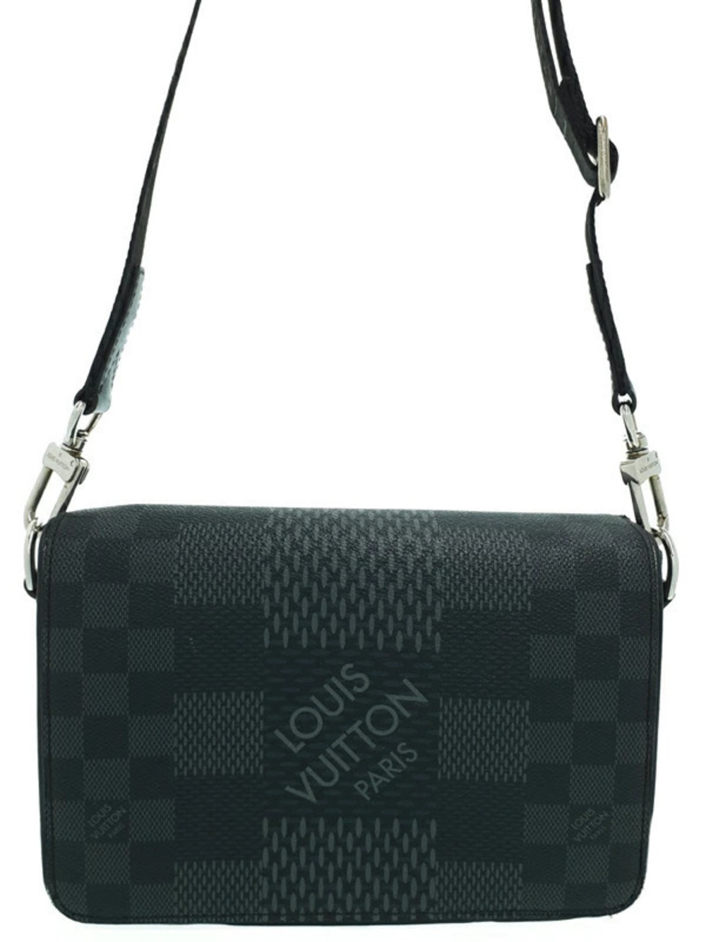 Louis Vuitton Damier Graphite Black Studio Messenger Shoulder Bag
